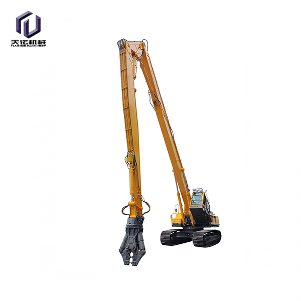 拆楼臂倾斜驾驶室